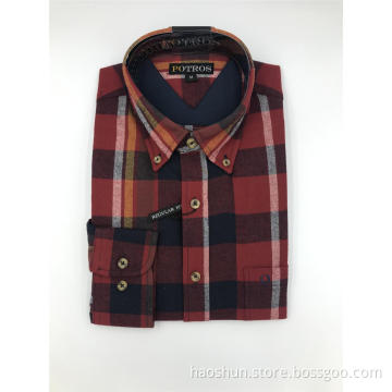 Good Price Big Check Pattern Leisure Plaid Shirts